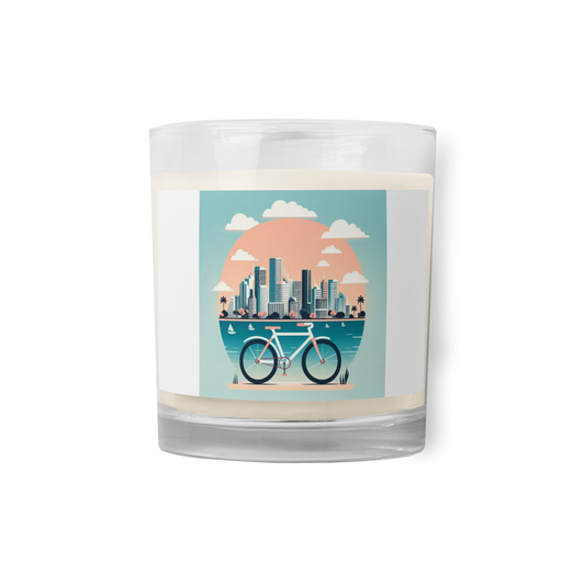 Miami glass jar soy wax candle