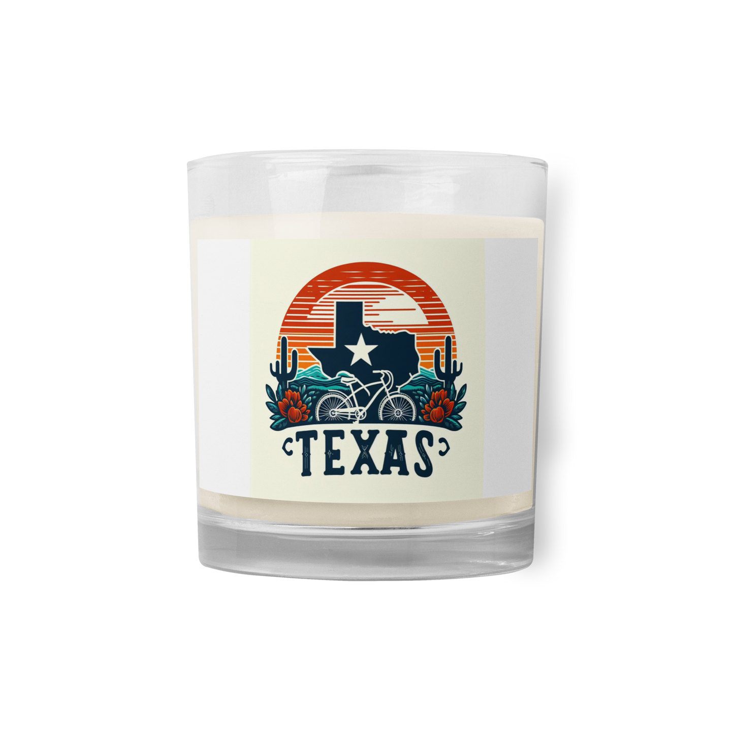 Texas Glass jar soy wax candle