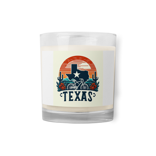 Texas Glass jar soy wax candle